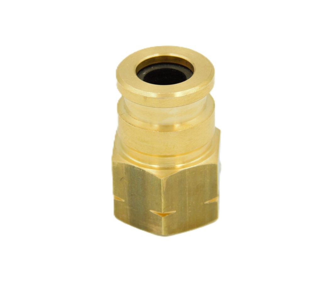Adapter mosiężny do butli Quick On SPARK 22mm