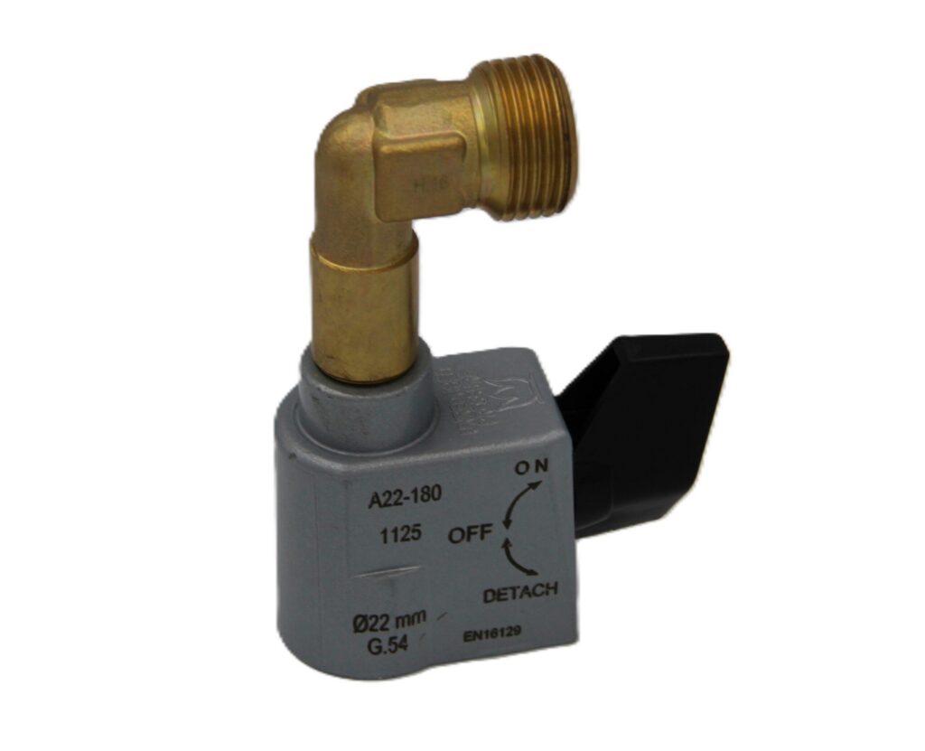 Adapter do wózka widłowego SPARK 22mm, (kątowy)
